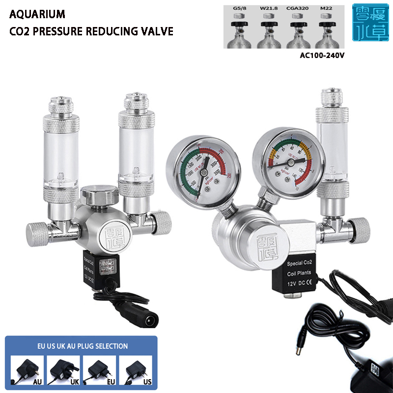 Planted Aquarium Kit - Aquarium CO2 regulator solenoid valve bubble
