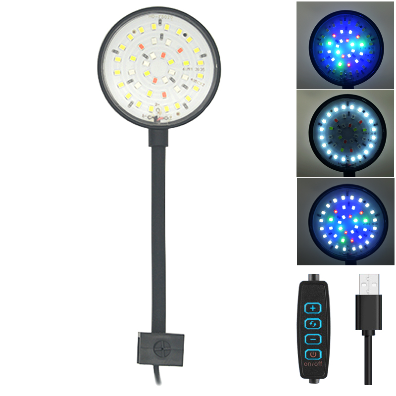 USB Aquarium LED Lamp Fish Tan - Aquarium Plant Design ulasan dan harga