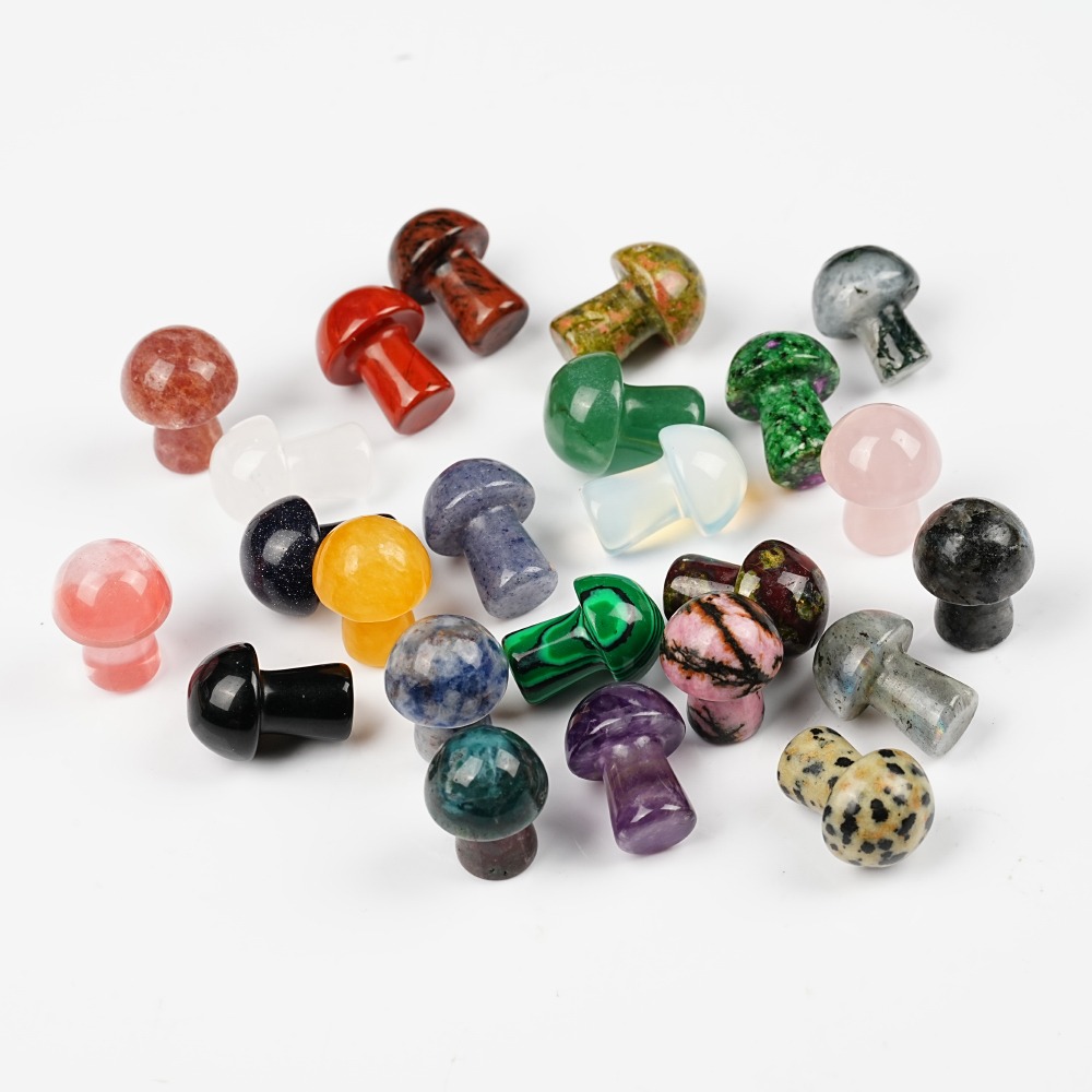 Natural Crystal Mushroom Gemst - Planted Aquarium Jungle ulasan dan harga