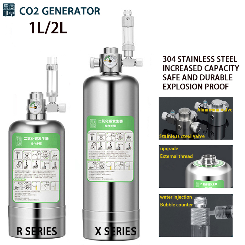 ZRDR Aquarium CO2 Generator Sy - Planted Aquarium Kit ulasan dan harga