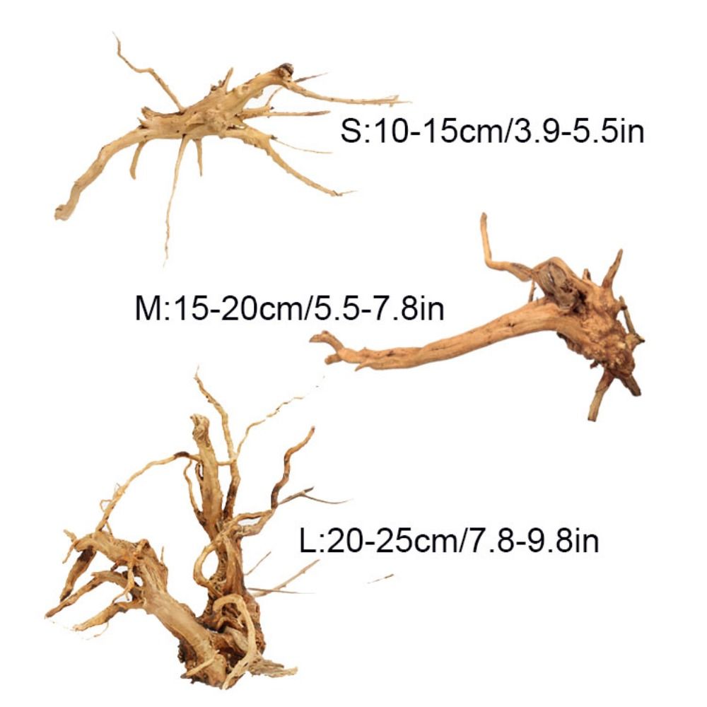 Natural Tree Trunk Aquarium De - Aquarium Plant Design ulasan dan harga