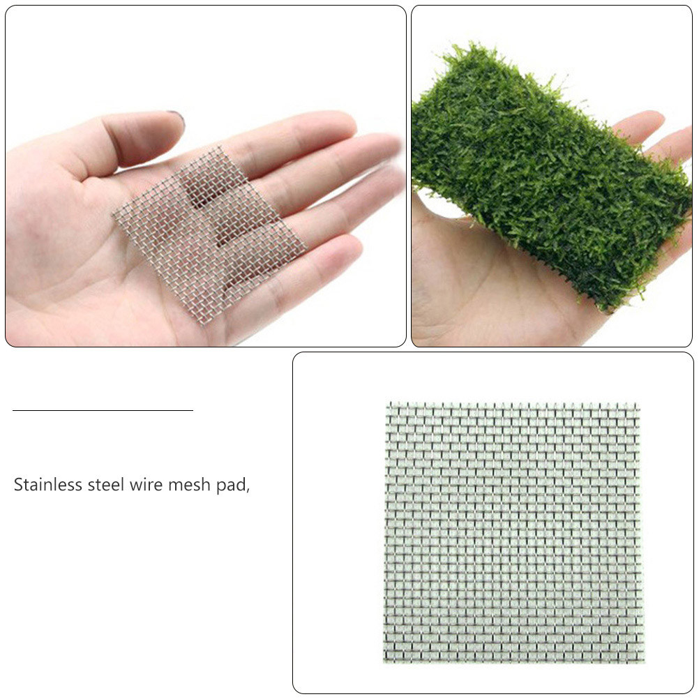 15Pcs Stainless Steel Mesh Pad - Planted Aquarium With Fish ulasan dan harga